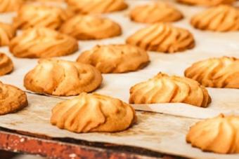 Delicious kurabiye shortbread cookies